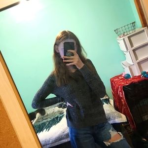 Grey Aeropostale sweater, size small.